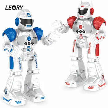 

LEORY Gesture Sensing RC Robot Wireless Control Programming Music Robot Model Toy Smart Child Educational Toy For Children Gift