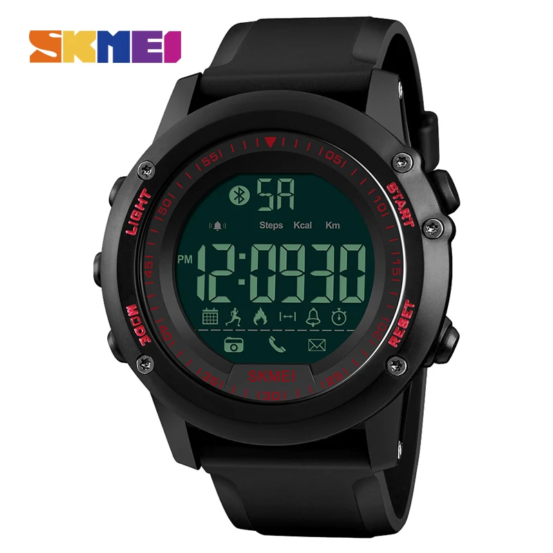 

2018 Fashion Smart Watch Top Luxury Fashion Digital Men's Watches Remote Camera Calorie Bluetooth Watch Relogio Masculino