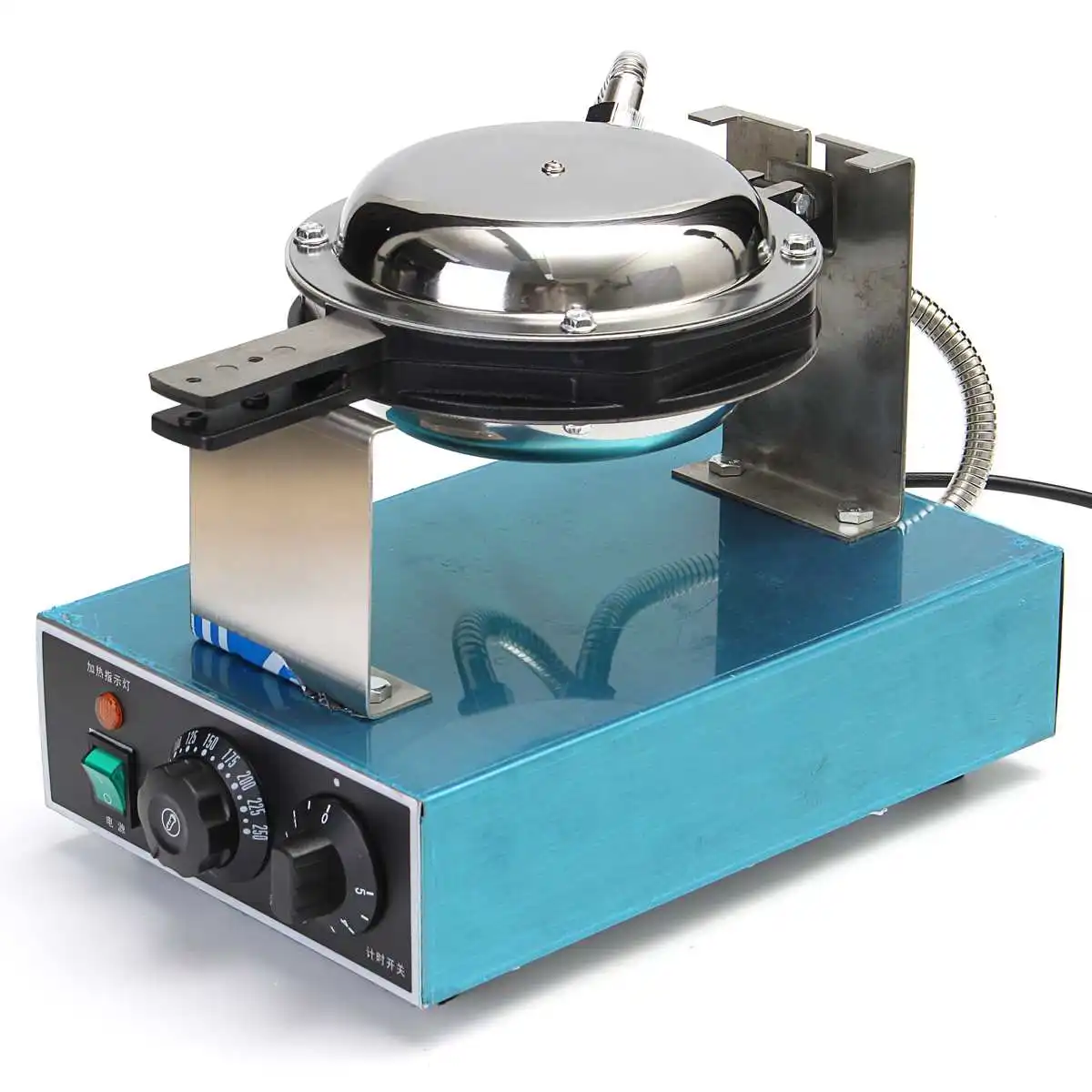 

110V 1.3Kw Electric Egg Cake Machine Egg Pancake Machine Oven Waffle Maker Machine Stainless Steel