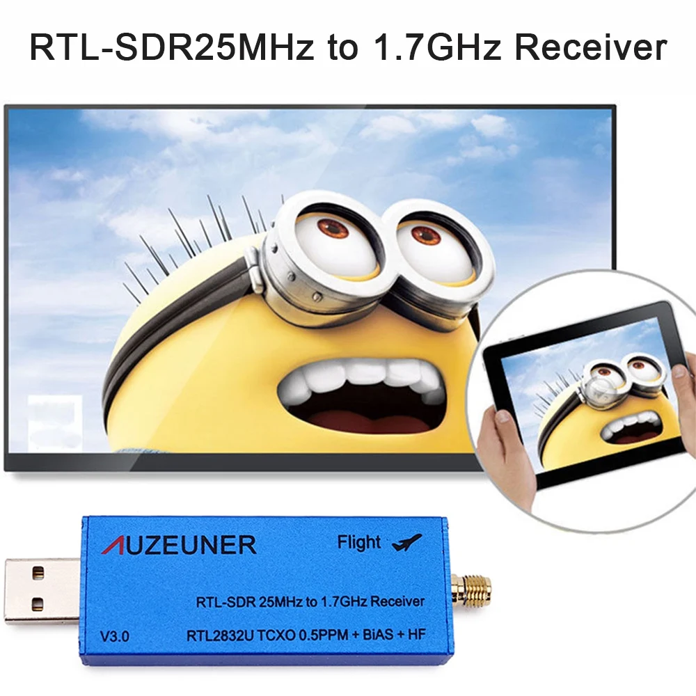 25 МГц 1760 программный радиоприемник RTL SDR RTL2832U R828 TCXO DAB приемник|Радиоприёмники| |
