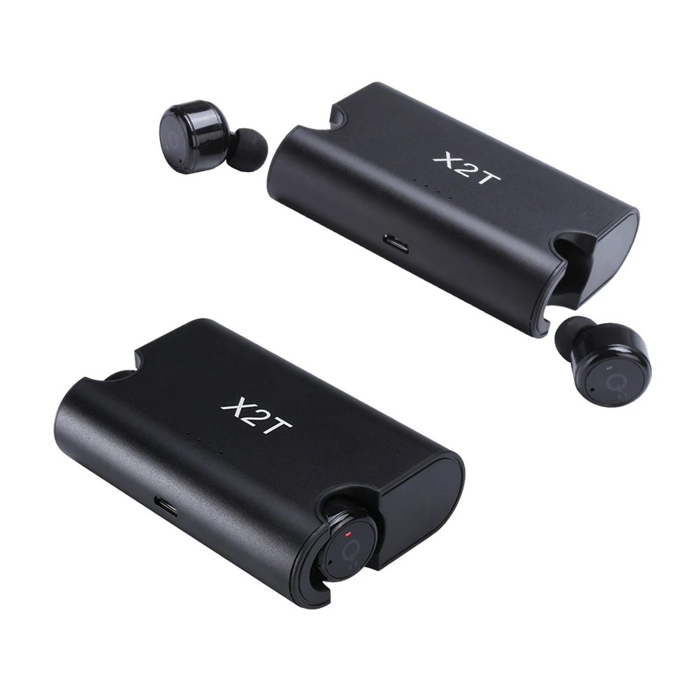 

TWS Wireless Earphone Portable 5.0 Bluetooth Headset Invisible Earbud for all smart phone TWS earphone with powerbank charger