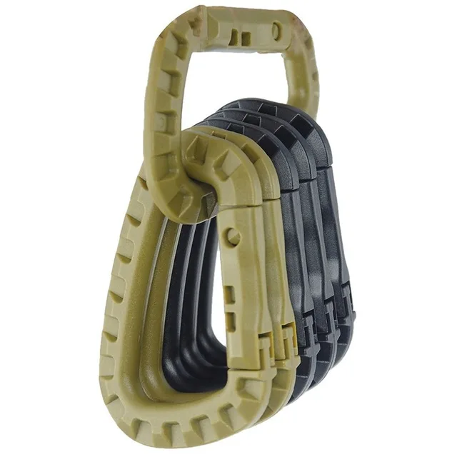 Mountain Backpack Buckles Carabiner Clip D-buckle Attach quickdraw Shackle 