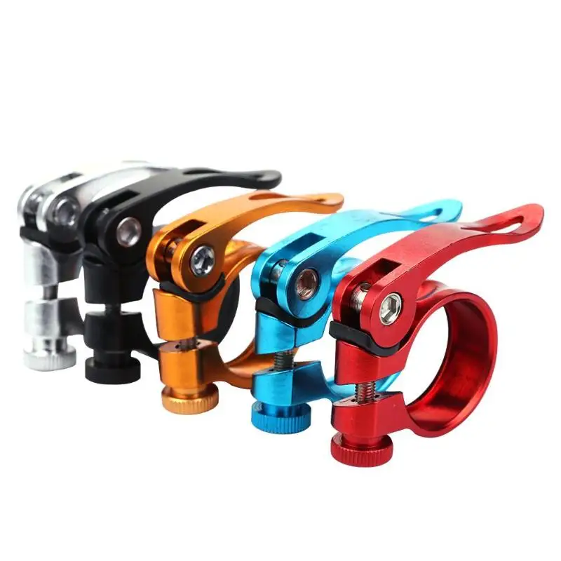 

31.8mm Bike Seat Post Clamp Aluminum Alloy MTB Road Bicycle Quick Release Seatp