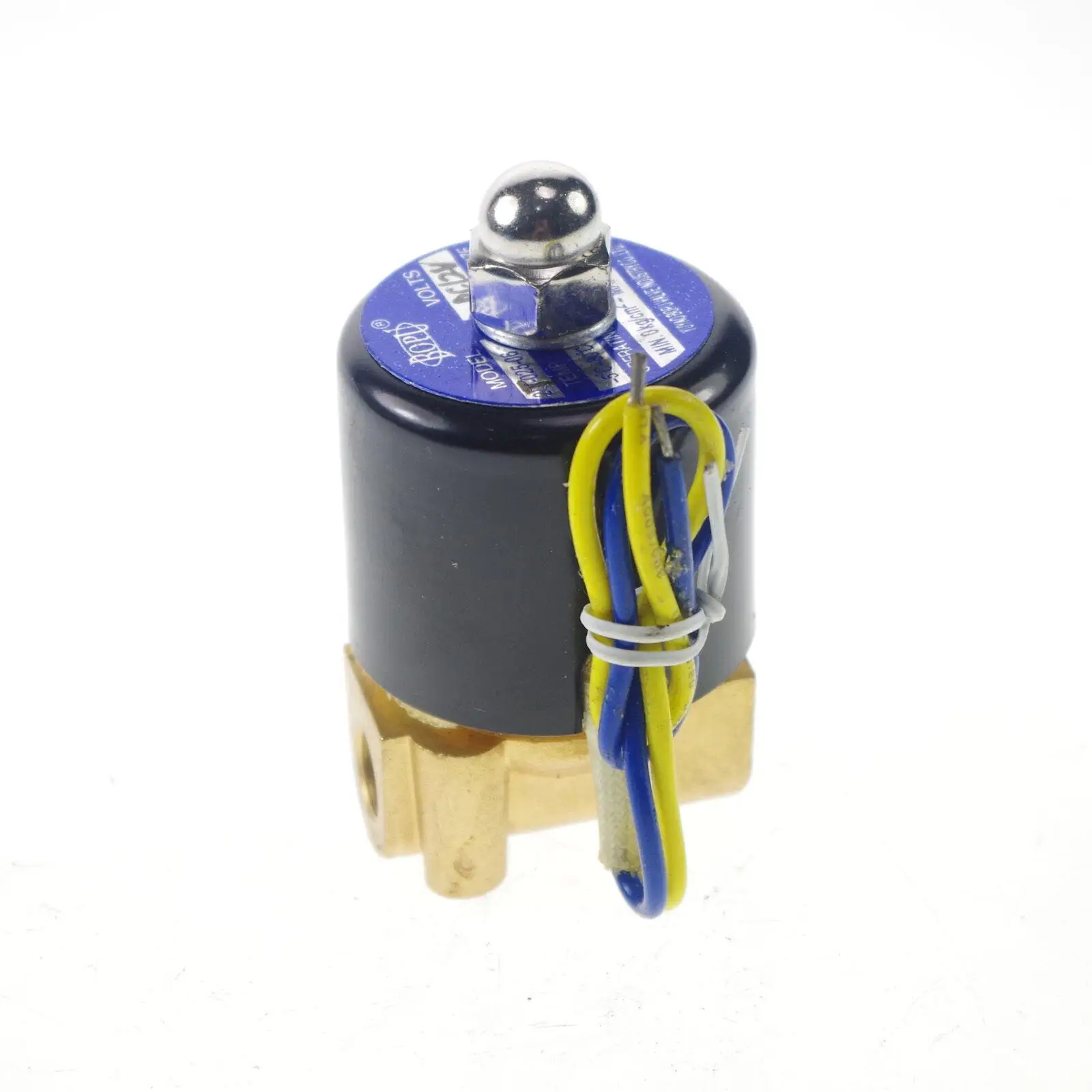 1/8 &quotBSPP NC 12VDC 24VDC 110VAC 220VAC Метан газ пропан 2-ходовой Соленоидный клапан подключение