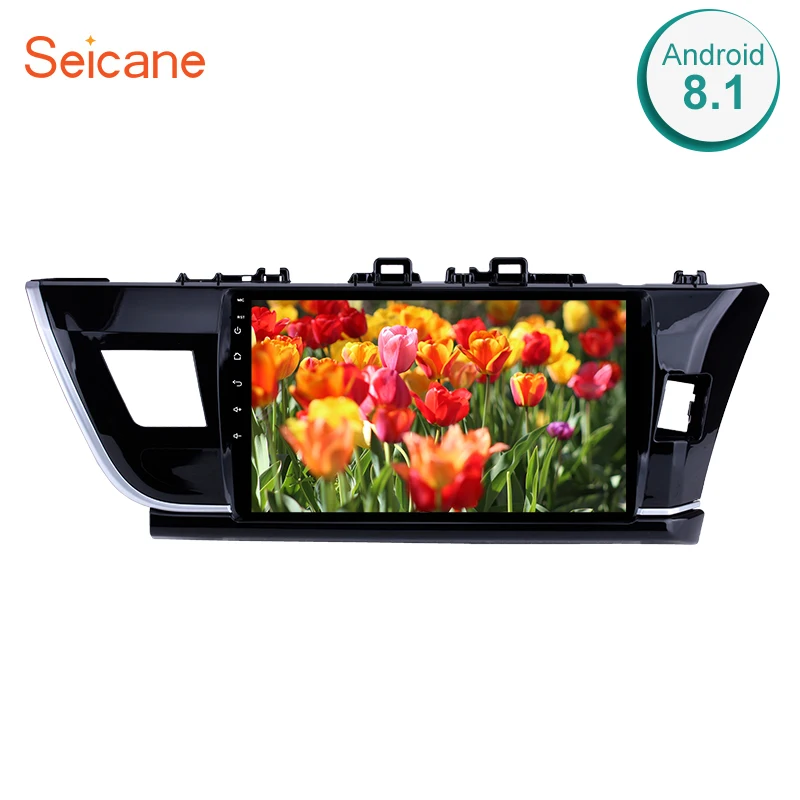 Excellent Seicane Car GPS Multimedia Player Radio For 2014 Toyota Corolla RHD 10.1" Android 8.1 2Din Wifi Bluetooth Head Unit Support RDS 0