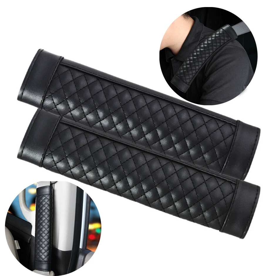 almohadilla para hombro ajuste de cintur/ón de seguridad para ni/ños y adultos 2 protectores universales para cintur/ón de seguridad de coche