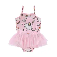 Одна деталь купальные костюмы, с бретелями купальник на бретельках для маленьких девочек с изображением милой свинки для мальчиков принт ванный комплект