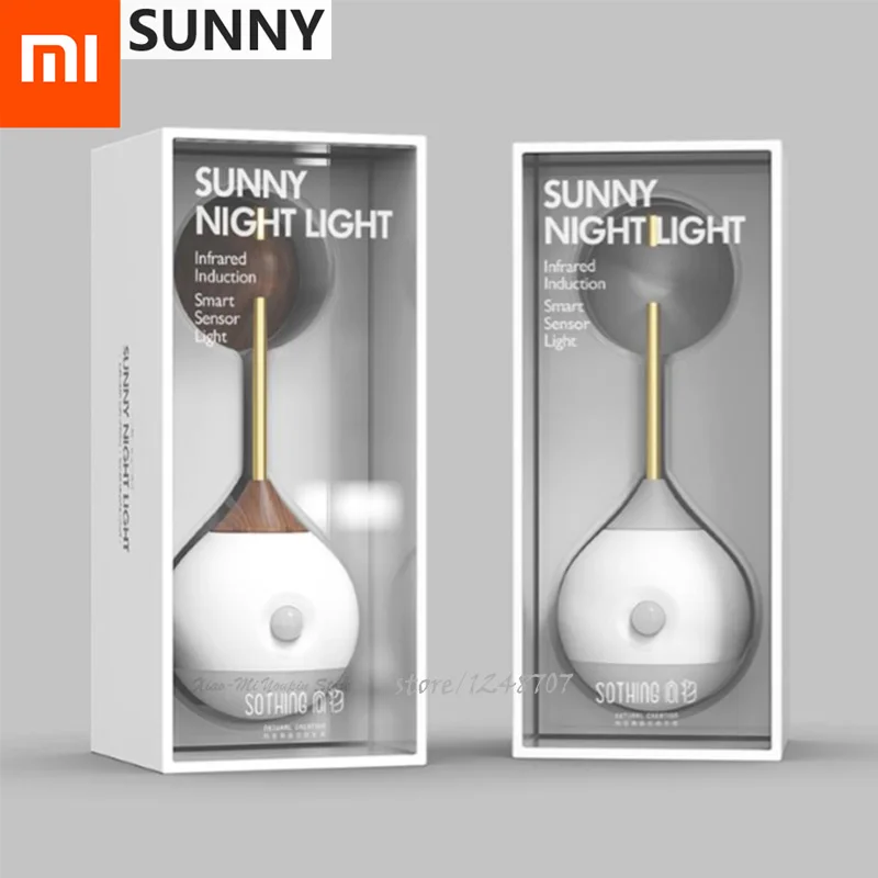 Xiaomi Mijia sothing Солнечный умный датчик Ночной свет инфракрасный индукционный usb