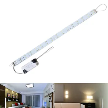 

Smuxi 52CM 24W LED Rigid Strip Light 5730 SMD Pure White Warm White for Home Decoration LED Bar Lights AC220V One Dragged Two