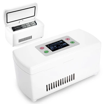 

Portable Insulin Refrigerator Cooler Medical Travel Cooling Case Box 220V CN Plug with adapter