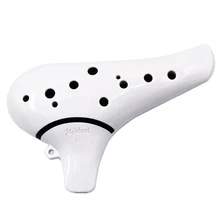 ABGZ-Meideal Alto C окарина 12 отверстий пластиковый окарина музыкальный инструмент с защитной сумкой