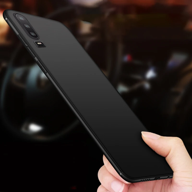 

Silicone Case For Huawei P30 Pro Case P 30 Pro Cover Soft TPU Bumper Full Protection Matte Rugged Cover For Huawei P30 Lite Case