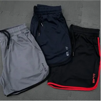 

2019 New Style Fashion Men's Beachwear Shorts Casual Solid Short Knee Length Fitness Drawstring With Pocket