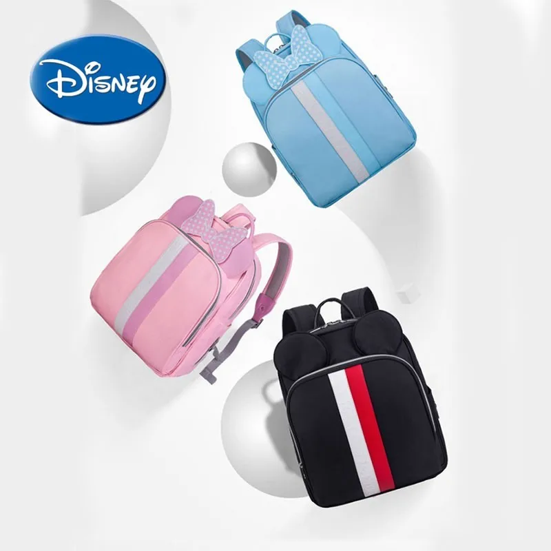 

Disney High Capacity Small Volume Diaper Bag Water-proof Toddler Mommy Diaper Backpack Cartoon Micky Travel Bag