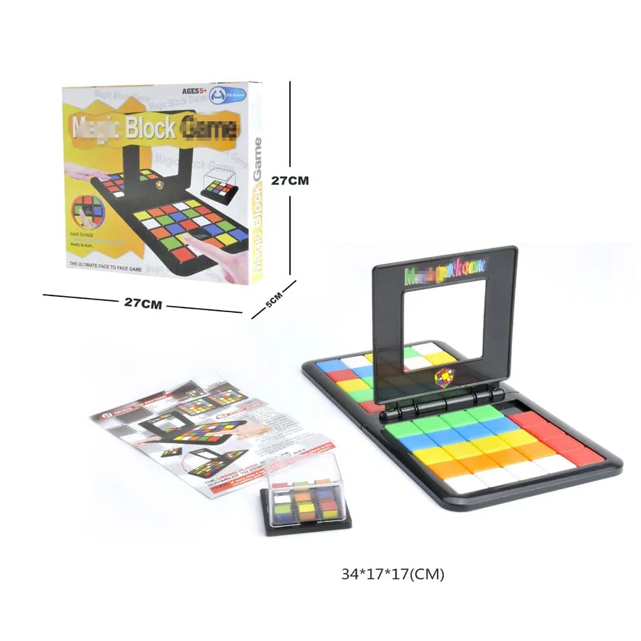 

Magic Block Game Race Board Game Parent-child Activity Ultimate Strategy Board For Kids Funny Family Party Games Birthday Gift