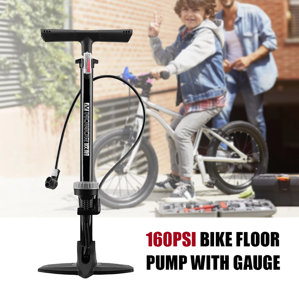 Велосипедный воздушный насос ручной велосипедный 160PSI MTB напольный надувной