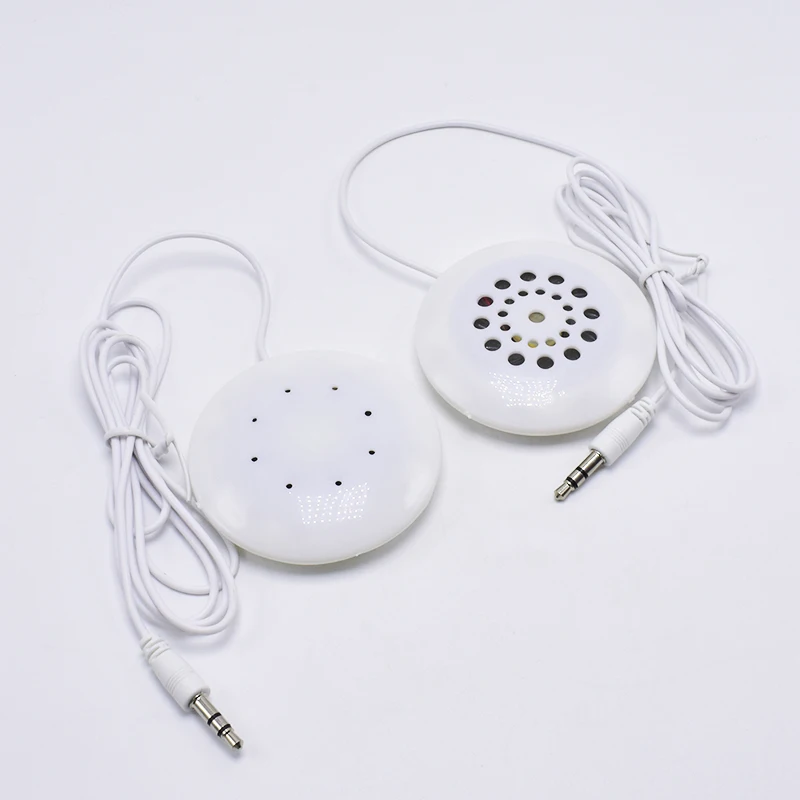 

Fashion New Portable 3.5mm Quiet Pillow Speaker for MP3 MP4 CD IPod Phone White Hifi Sound Use for Sleep