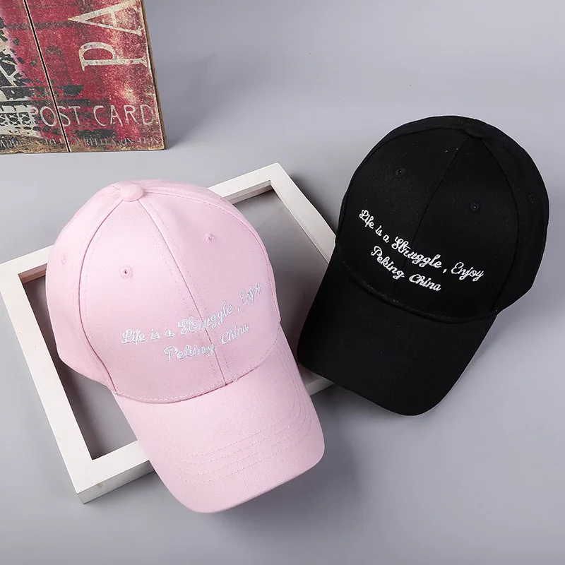 

Summer 2019 Brand New Cotton Mens Hat Youth Letter Print Unisex Women Men Hats Baseball Cap Snapback Casual Caps