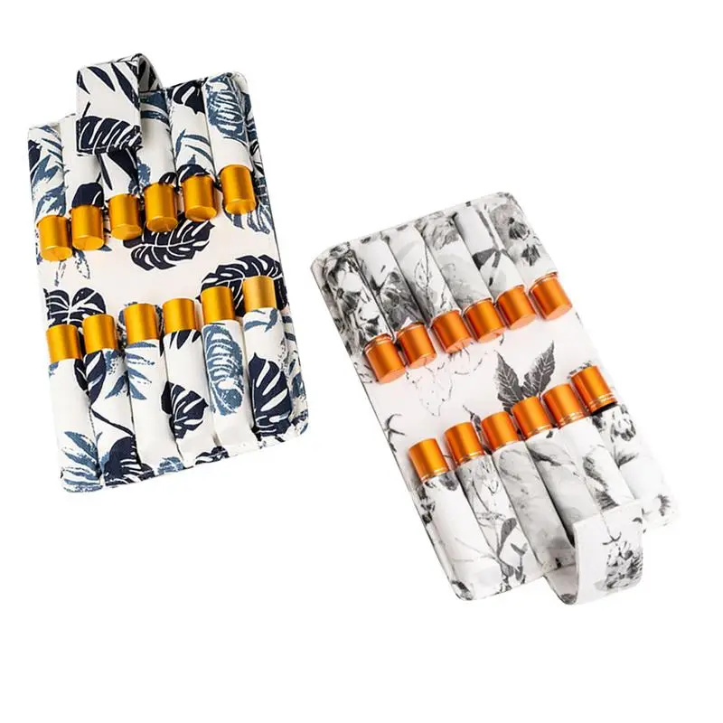 

12 Grid 10ml Ball Bottle Essential Oil Storage Bag High-grade Beautiful Carry Essential Oil Bag