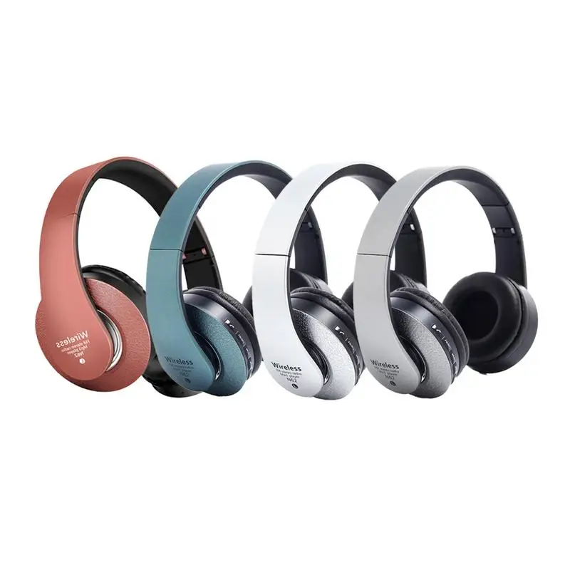 Bluetooth Headphones Hi-Fi Stereo Wireless Headset Foldable Soft Memory-Protein Built-in Microphone With Noise Cancelling | Электроника