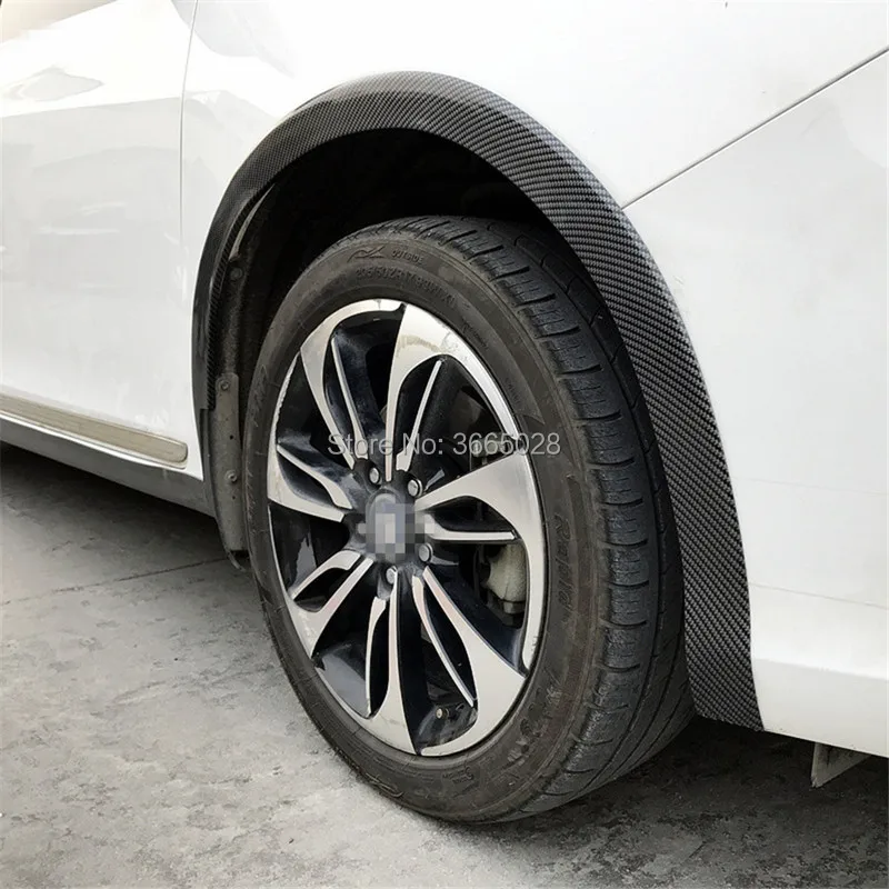 

4pcs Universal Rubber Car Wheel Arch Protection Moldings Anti-collision Mudguard Universal fitment for most cars trucks for SUV