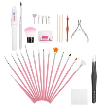 Профессиональный инструмент для маникюра, инструмент для обрезки кутикулы, шлифовальный станок, набор гелевых кистей, набор из нержавеющей стали для маникюра, инструменты для маникюра