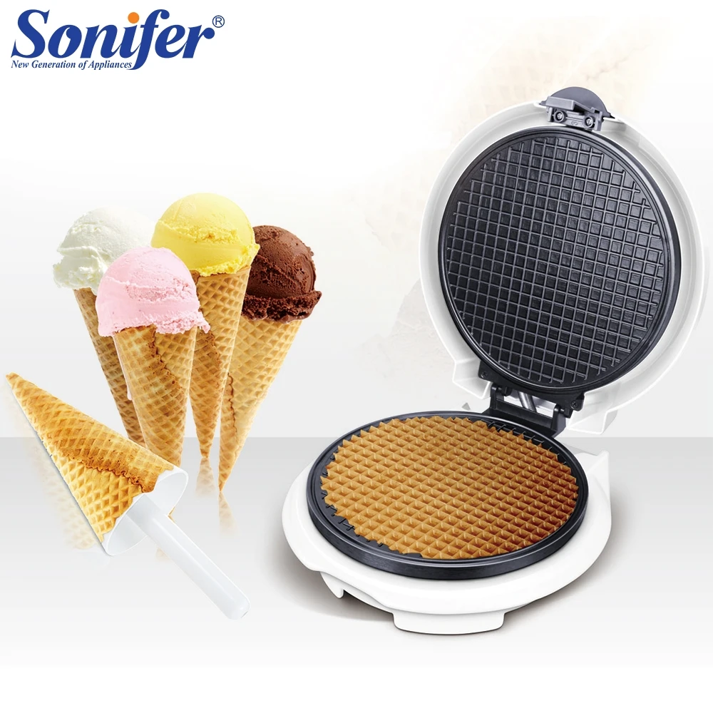 

Electric Egg Roll Maker Crispy Omelet Mold crepe baking Pan Pancake Bakeware ice cream cone machine pie frying grill sonifer