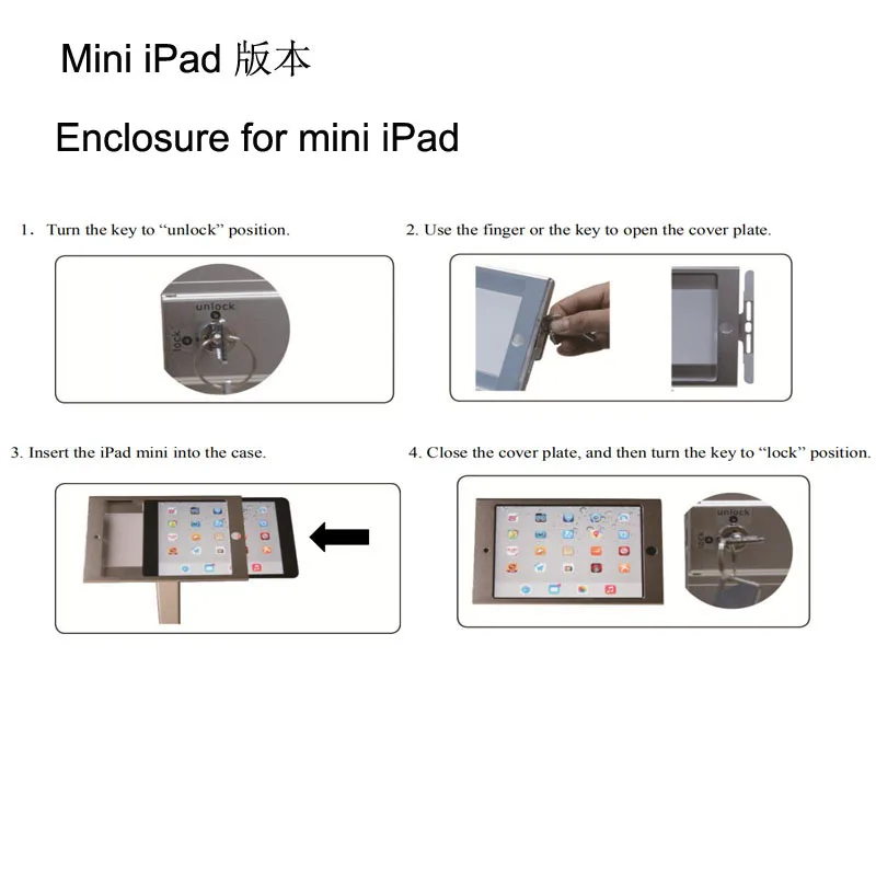 Настольная подставка с замком для iPad 10 2 дюйма 9 7/10 5 дюйма|stand for ipad|holder ipadkiosk enclosure |