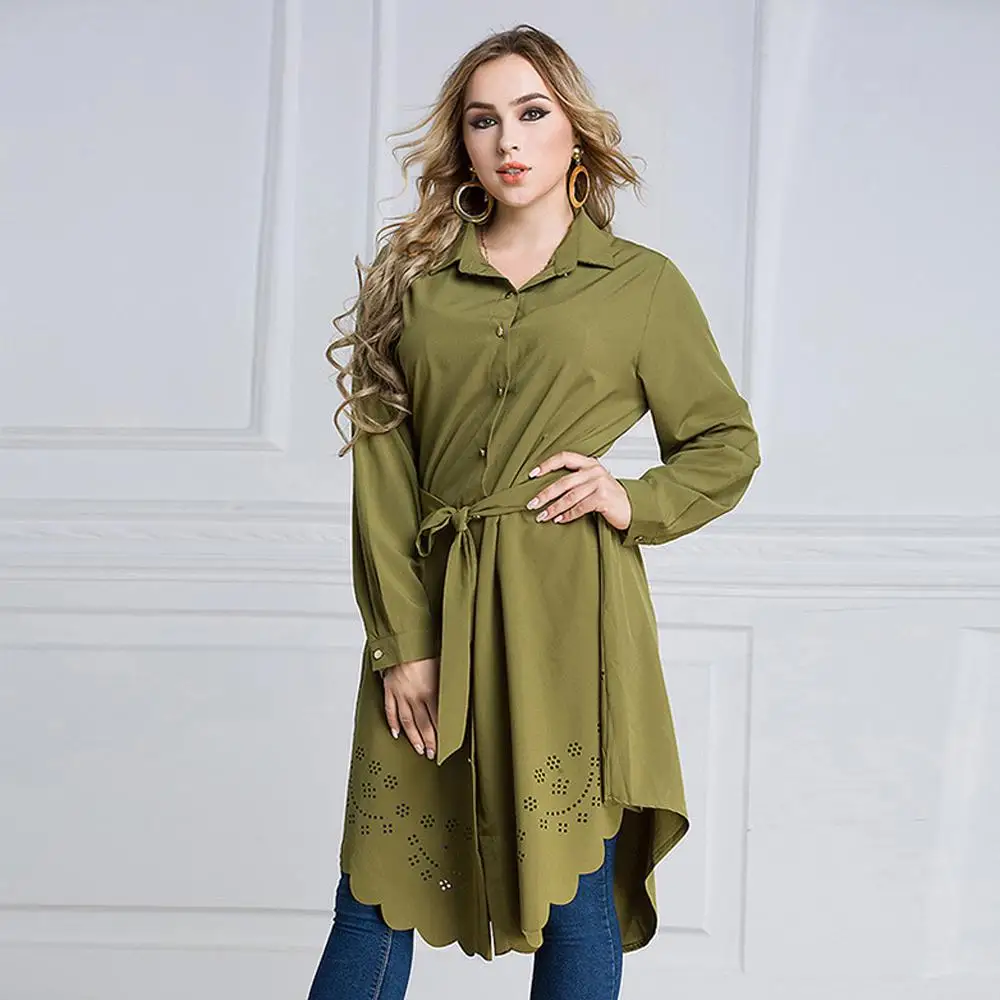 Женская блузка и платье Abaya свободная туника Jubah размера плюс Рамадан
