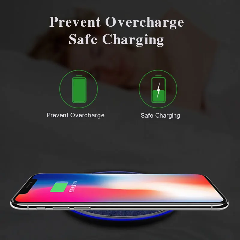Беспроводное зарядное устройство YWEWBJH для Samsung Galaxy S8 S9 Note 9 8 USB Qi беспроводное iPhone XS