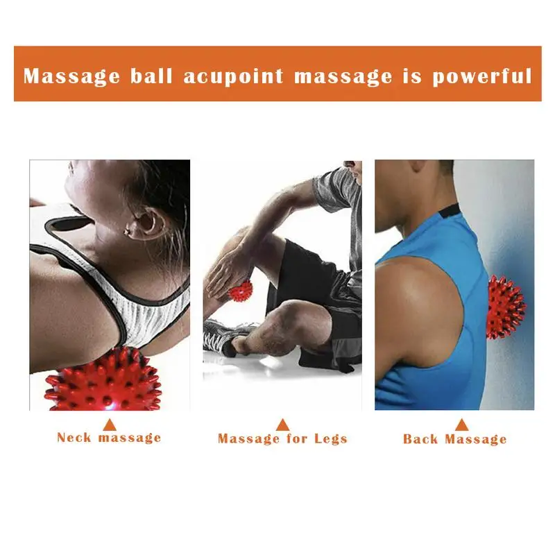 Yoga Balls Muscle Relaxation Pelvic Exercise Sports Fitness Foot Massage Ball Body Trigger Point Fitness Hand Foot Pain Relief