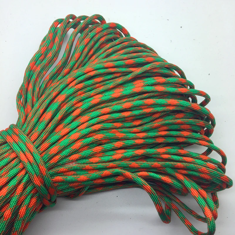 Paracord браслеты 10 ярдов/партия смешанные цвета 7 нитей парашютный шнур кемпинг