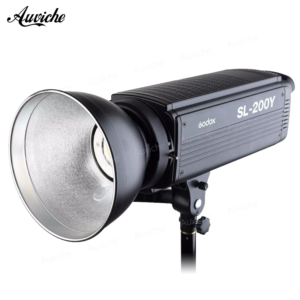 

Godox SL-200Y 3300K Studio LED Video Light Fill light Photo LED Light Bowens Mount Yellow Version for Studio Video