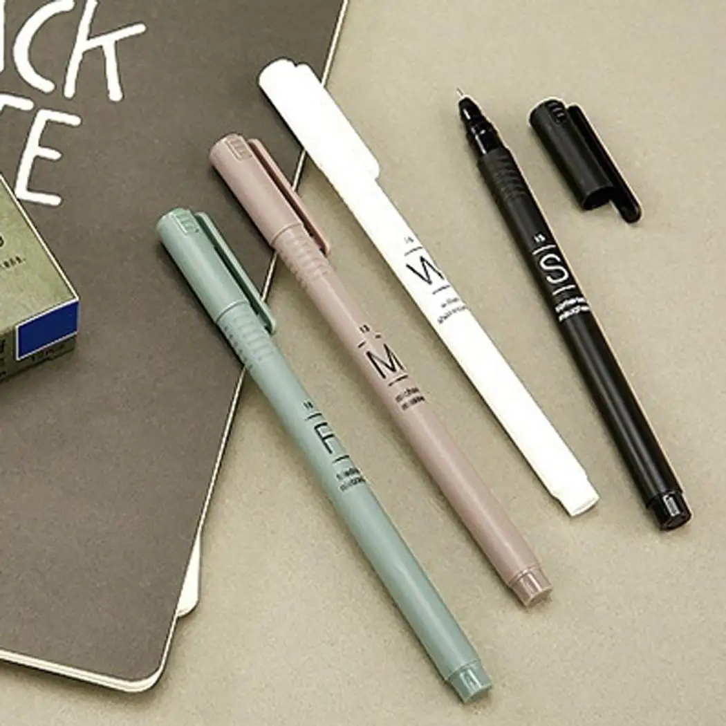 

12 Pcs 0.35mm Carbon Black Signature-Pen School Office, School, Home, etc No Office Pens Supply Stationery