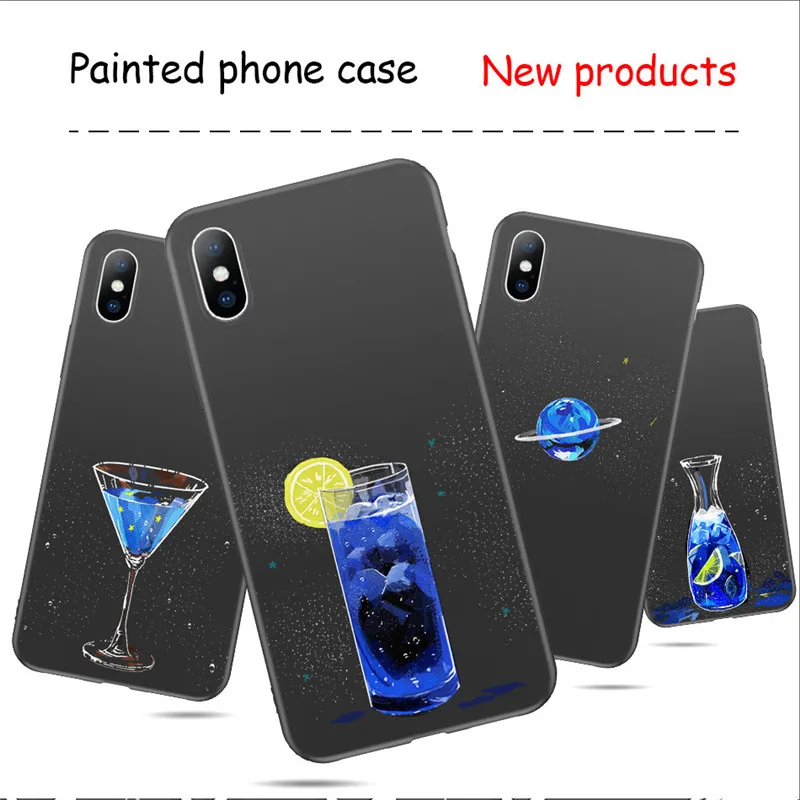 USLION Art Print Phone Case For iPhone 6 6s 7 8 Plus 5 5S SE Cartoon Space Soft TPU Cases Cover For iPhone X XS XR Xs Max USLION Art Print Phone Case For iPhone 6 6s 7 8 Plus 5 5S SE Cartoon Space Soft TPU Cases Cover For iPhone X XS XR Xs Max