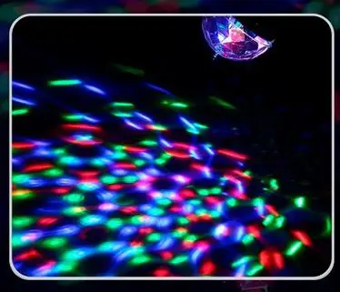 Звуковая активация дискотека шар Вечерние огни 3 Вт RGB светодиодные сценические