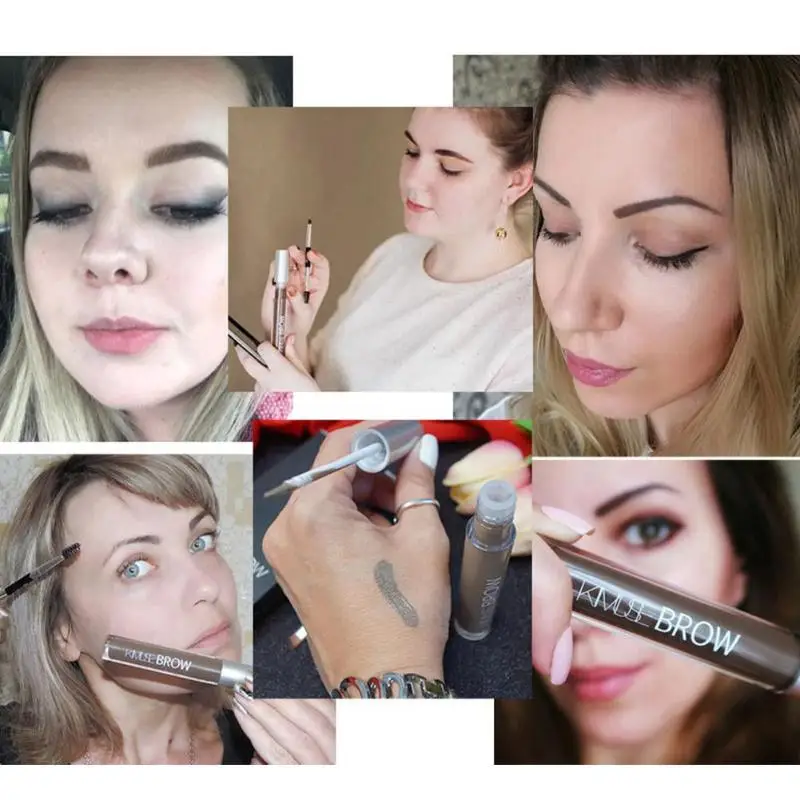 KIMUSE 5 Colors Eyebrow Gel Waterproof Tint Eyebrow Enhancer Quick Drying Eye Brow Dye Cream Make Up Paint Cosmetic Tools KIMUSE 5 Colors Eyebrow Gel Waterproof Tint Eyebrow Enhancer Quick Drying Eye Brow Dye Cream Make Up Paint Cosmetic Tools