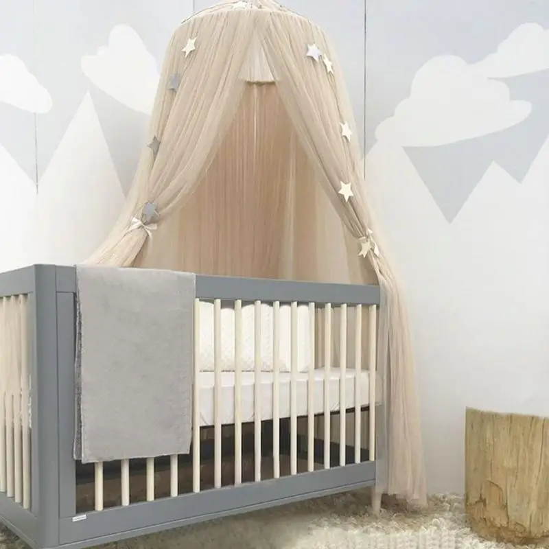 Fantasy Baby Crib Netting Mosquito Net Hanging Round Baby Kids