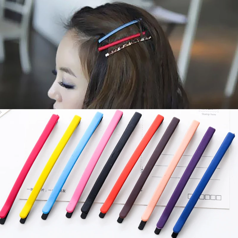 

Hair Clip Hot Sale Girls 1PC 10Colors Fashion Hair Accessories Women Cute Candy Color Korean Top Grade 8.5cm Frosted Acrylic