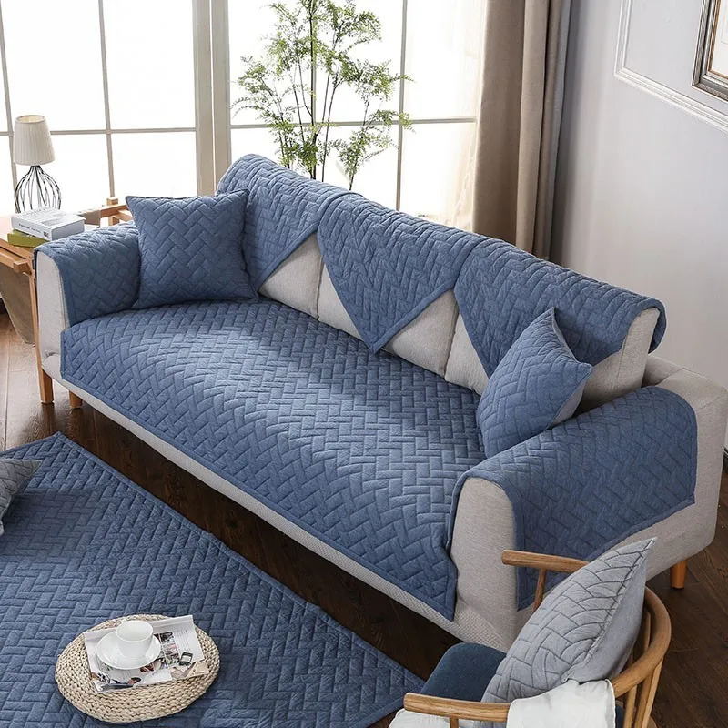 

New Design Soft Cotton Sofa Couch Towel Multifunctional Sofa Cushion Cover Home Baby Mattress Carpet Yoga Mat Bedside Mat