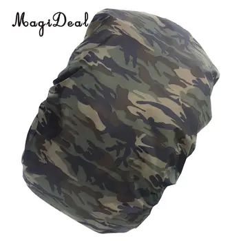 

MagiDeal Travel Camo Rucksack Backpack Bag Dust Waterproof Rain Cover Poncho Camo6 for Camping Hiking Travell Accessories