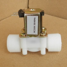 DC12V/DC 24 V/AC220V Пластик Электрический магнитный N/C электромагнитный клапан нормально переключатель воды на входе потока