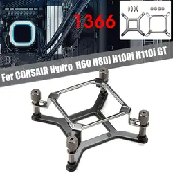 Для Intel LGA 1366 воды кулер аксессуары монтажный комплект оборудования для Corsair H60 H80i H100i H110i GT