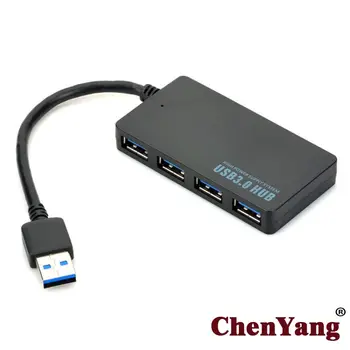 

10pcs/lot 5Gbps USB 3.0 Multiple 4 Port Hub Adapter For PC Laptop Tablet Laptop Support Windows 7 Windows 8 Mac