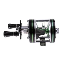 Левая/правая рука круглая приманка Рыболовная катушка Обычная круглая Катушка эргономичная высокопрочная Мягкая рукоятка из ПВХ Рыболовная катушка