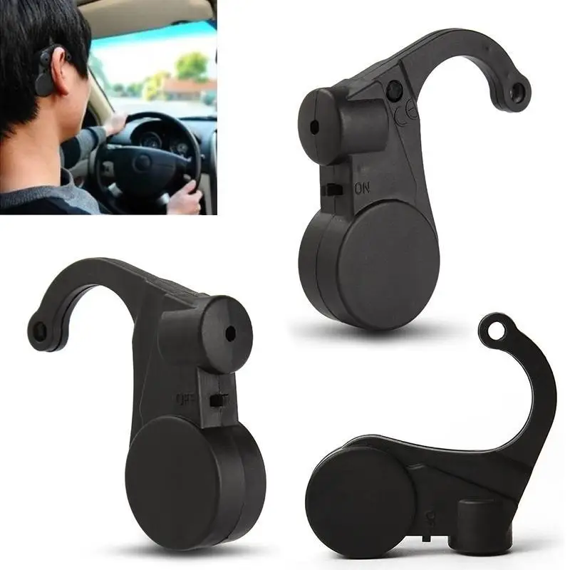 

WOOKRAYS With Switch Anti-Sleep Alarm Black Plastic 6 x 5.5CM Driver Safety Alarm For Car Driver Keep Awake Car Accessories