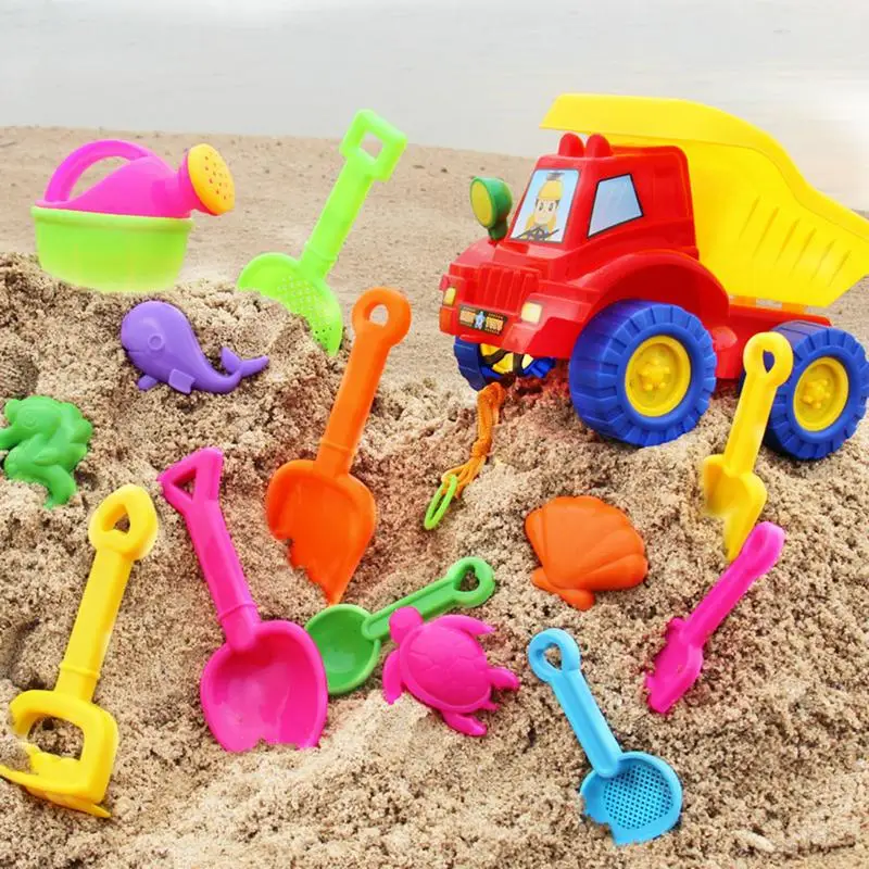 incredible  Kids Summer Beach Play Sand Table Bucket With Sand Sets Sandbox Children Beach Party Game Toys Sand