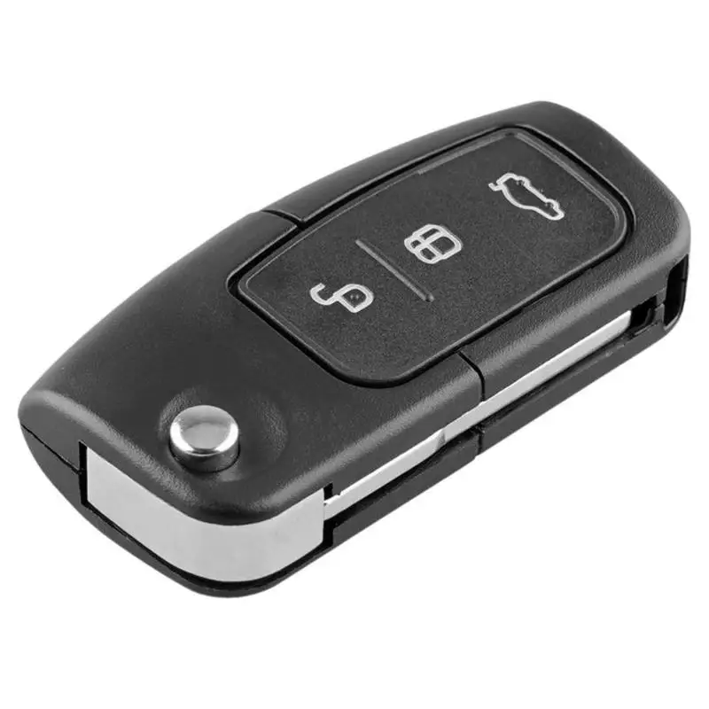 

433MHz 4D63 Chip 3 Button Folding Remote Key Fob for Focus Mondeo Fiesta