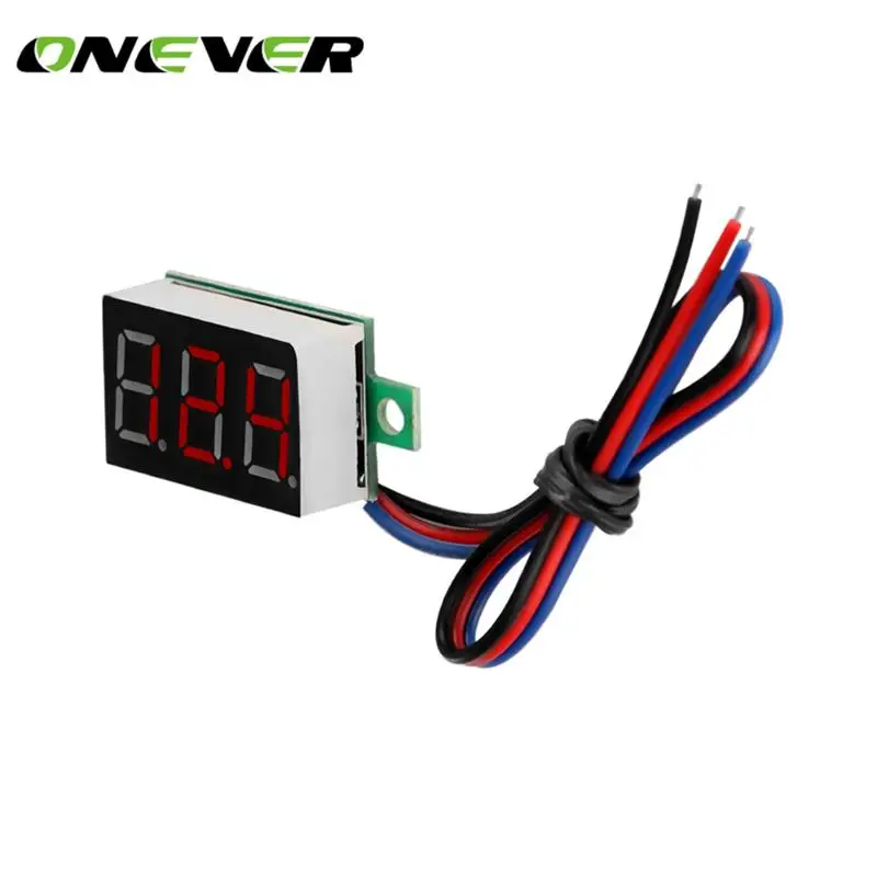 

New arrival Mini 0.36 inch DC 0-100v 3-bit Digital Red LED Display Panel Voltage Meter Voltmeter tester