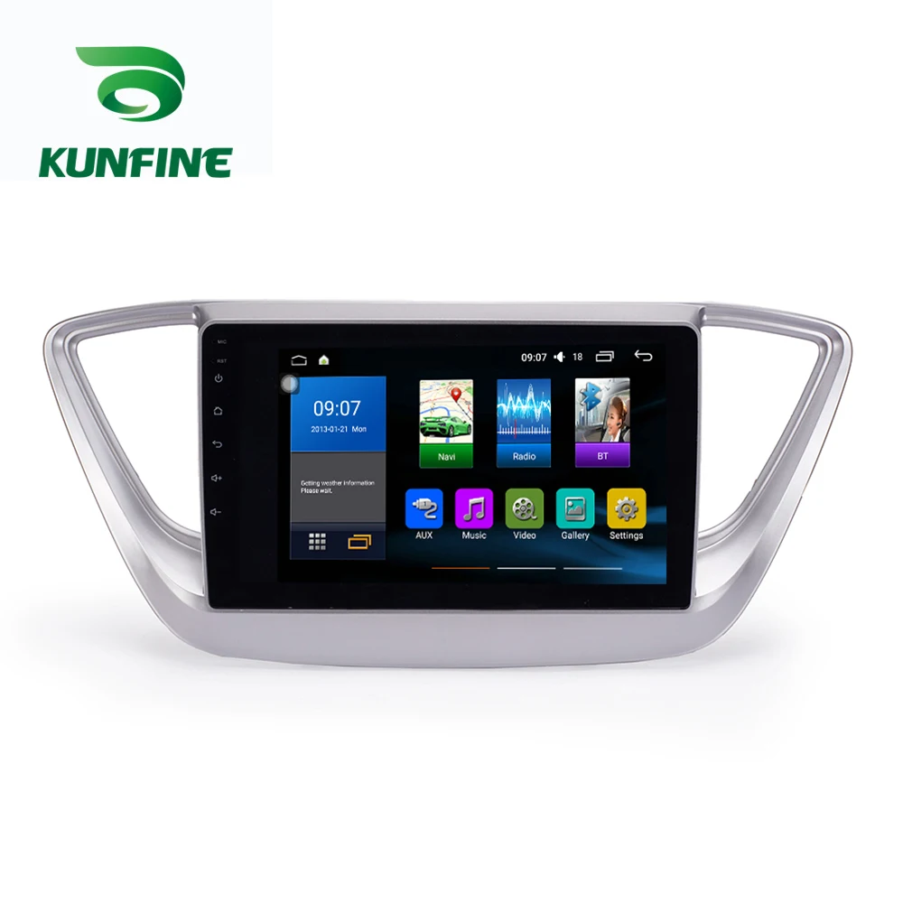 Восьмиядерный 1024*600 Android 8 1 автомобильный DVD GPS навигационный плеер Deckless стерео для